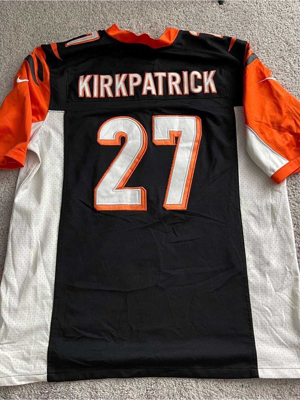 Nike Dre Kirkpatrick Cincinnati Bengals stitched On-Field NFL Jersey XL 25x32